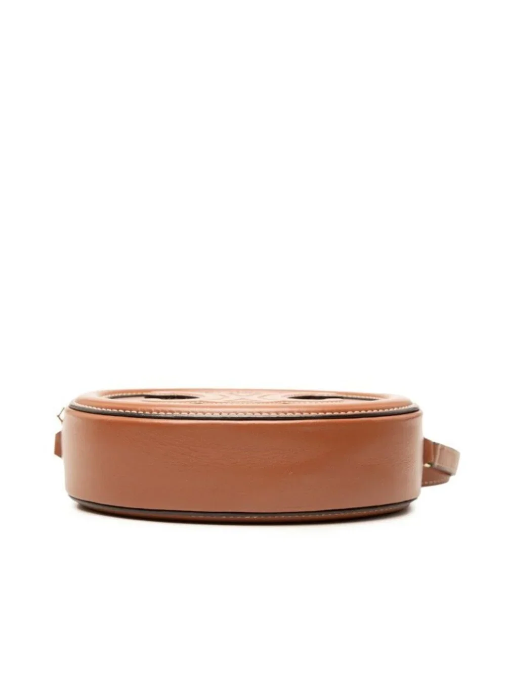 Celine Triomphe Crossbody Shoulder Bag Brown Leather
